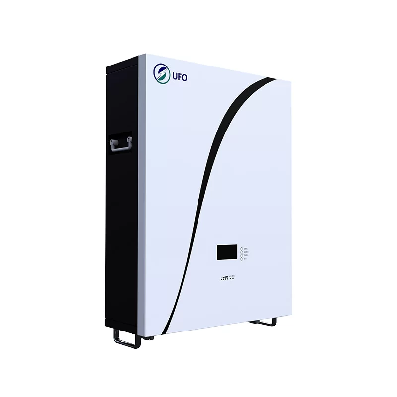 UFO Curve Wall Mounted Solar Battery LiFePO4 Battery in Snow White